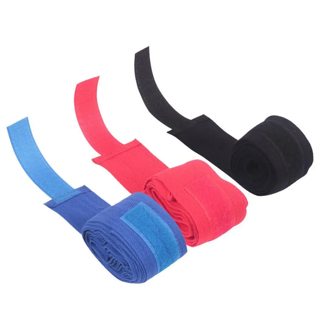 2.5m Cotton Boxing Bandage Hand Wrap Training Wrist paste firmly free adjustable. Protector Protect | Спорт и развлечения
