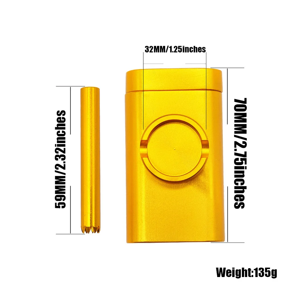 Cosy Moment алюминиевый кейс для сигар с точильщиком Pinch Hitter& Grinder Combo Dugout трубный корпус с табачным футляром для хранения YJ501