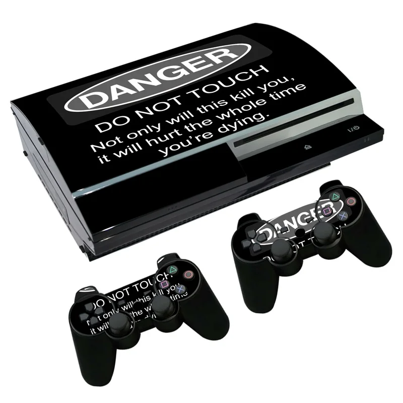 Наклейка для консоли PS3 Fat PlayStation 3 и контроллеров наклейка виниловая пленка