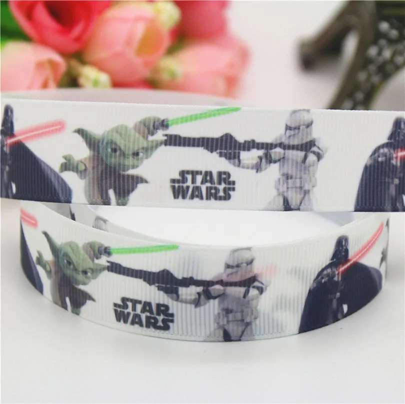 DUWES 7/8 '' Бэтмен паук wonder star war напечатанная лента для волос Головные уборы вечерние украшения DIY 22 мм D675
