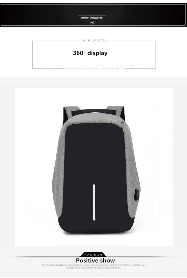 Рюкзак с защитой от краж, сумка 15,6 дюймов, ноутбук, Mochila, мужской водонепроницаемый рюкзак, рюкзак большой емкости, школьный рюкзак