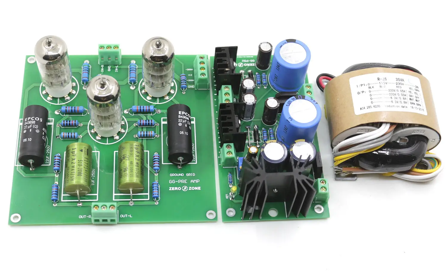Сборный наземный сетчатый предусилитель gg + плата блока питания трансформатор