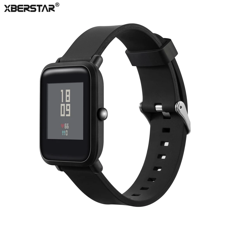 Спортивный силиконовый ремешок для часов Xiaomi Huami Amazfit Bip BIT PACE Lite Youth Smart Watch 20 мм