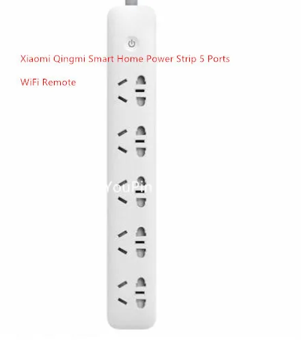 Xiaomi Мощность полосы быстрой зарядки 2500 Вт 10A 250V 3/5/6 Порты и разъёмы с USB гнезда штепсельной вилки Смарт перегрузки Мощность полосы для Xiaomi Smart D5 - Цвет: 5ports no usb