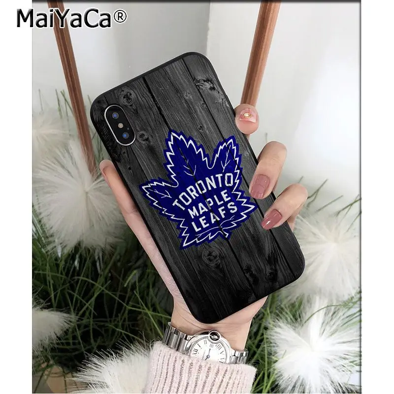 MaiYaCa Toronto Maple Leafs ТПУ Мягкий силиконовый чехол для телефона чехол для iPhone X XS MAX 6 6s 7 7plus 8 8Plus 5 5S SE XR