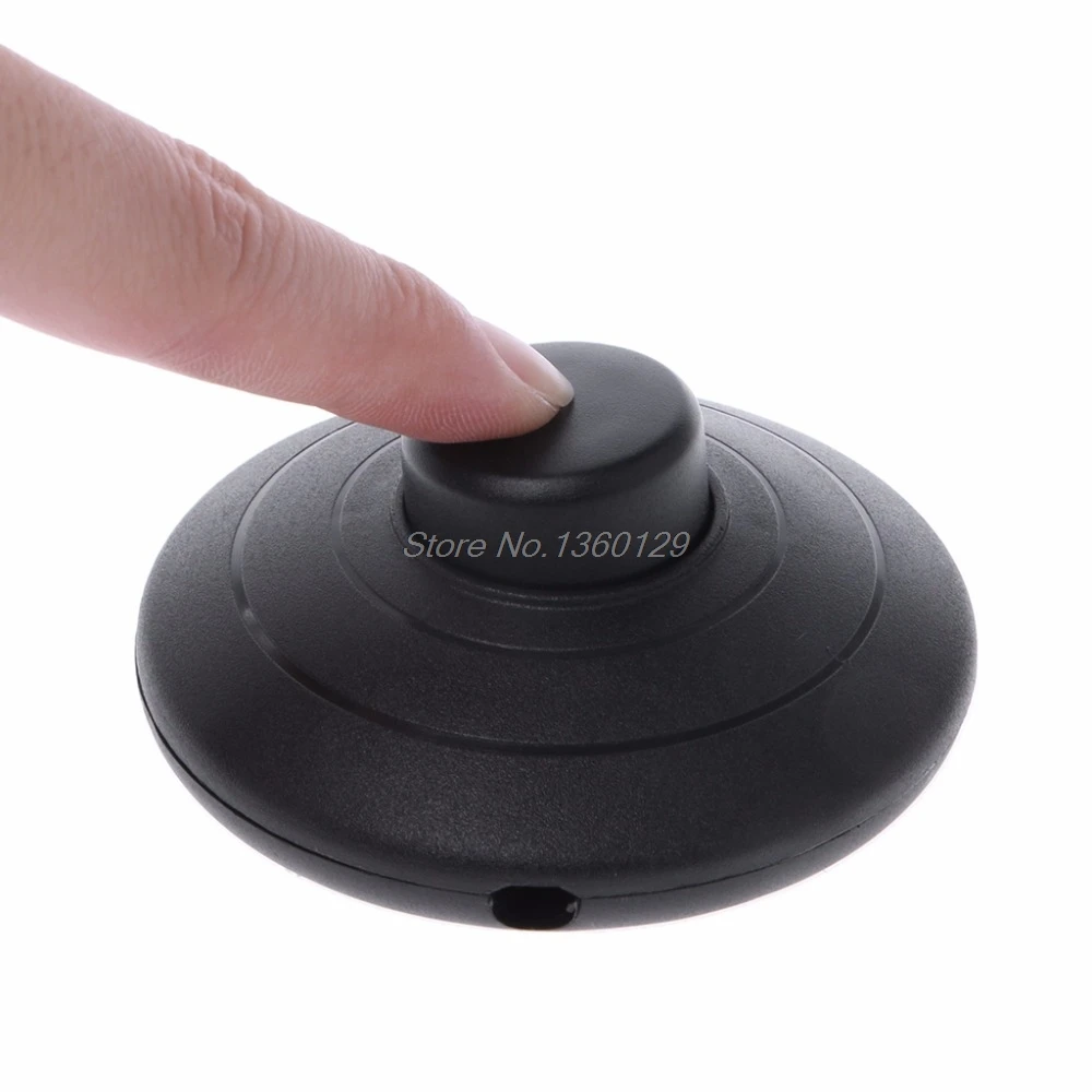 Кнопочный переключатель для ножной педали Встроенный светодиодный светильник