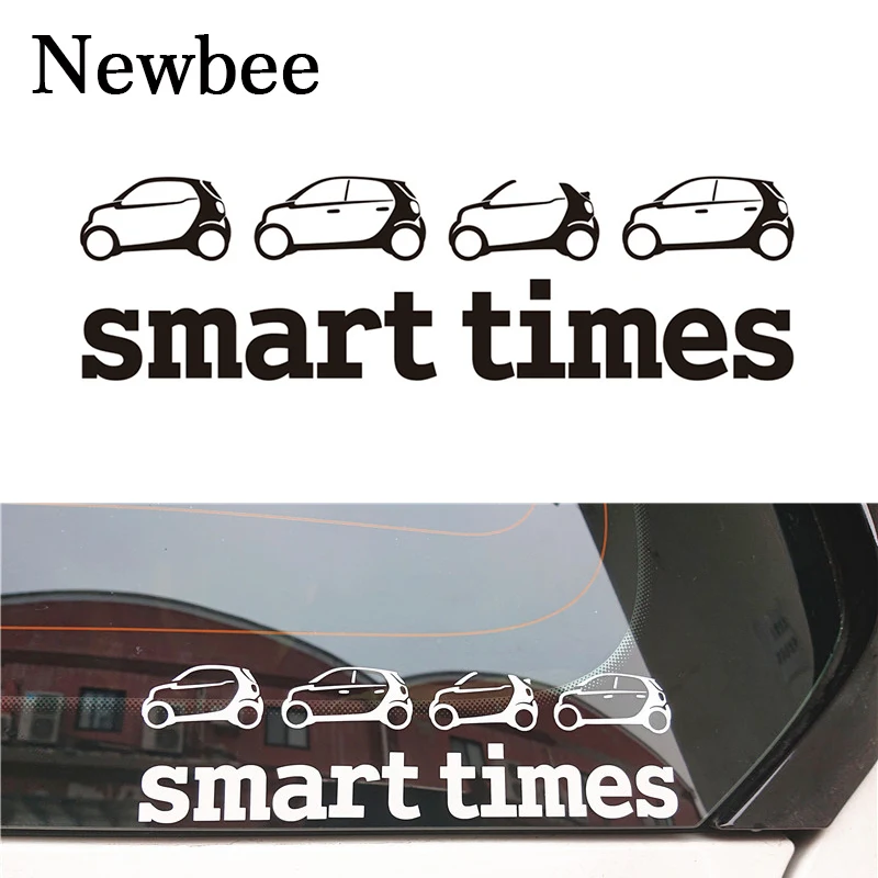 3D Автомобильная Светоотражающая наклейка Newbee эмблема Smart Times значок для Benz Brabus 451