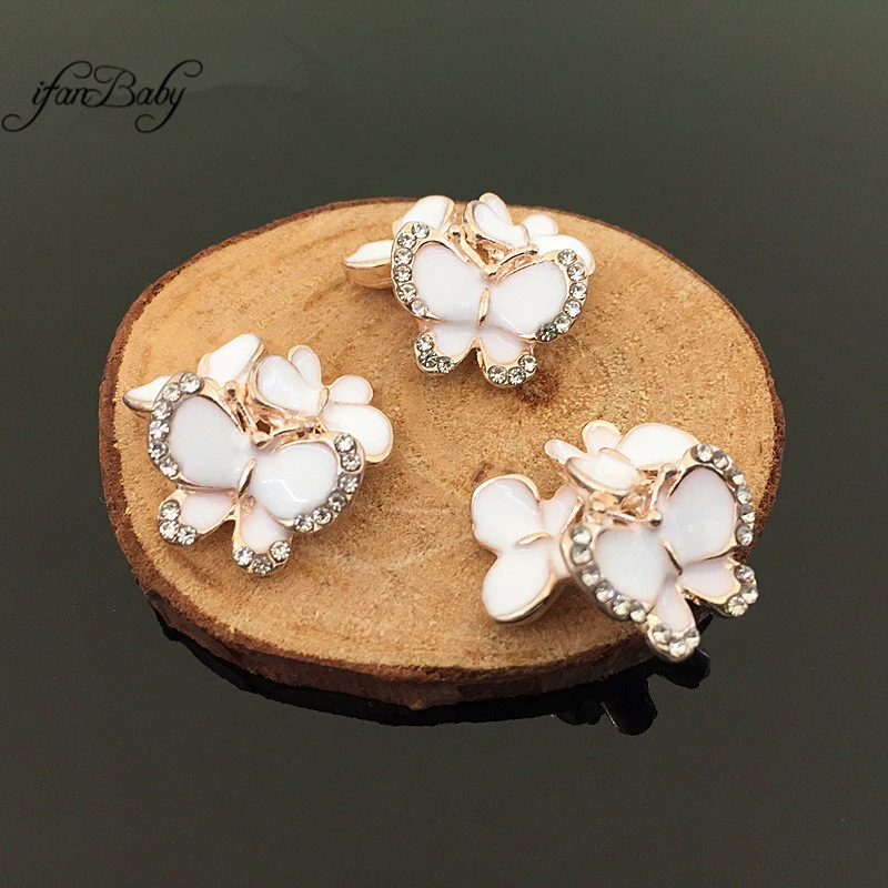 

Metal rhinestone button flat back diy accessories