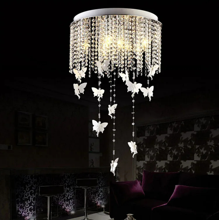 Nodic Стиль Ангел Современная Гостиная K9 потолочная светодиодная дистанционная