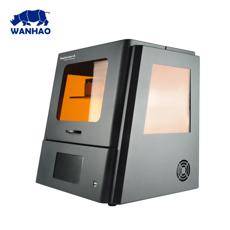 Wanhao Дубликатор 8 3D принтер УФ Смола машина D8 DLP SLA сенсорный экран 500 мл бесплатно|3D