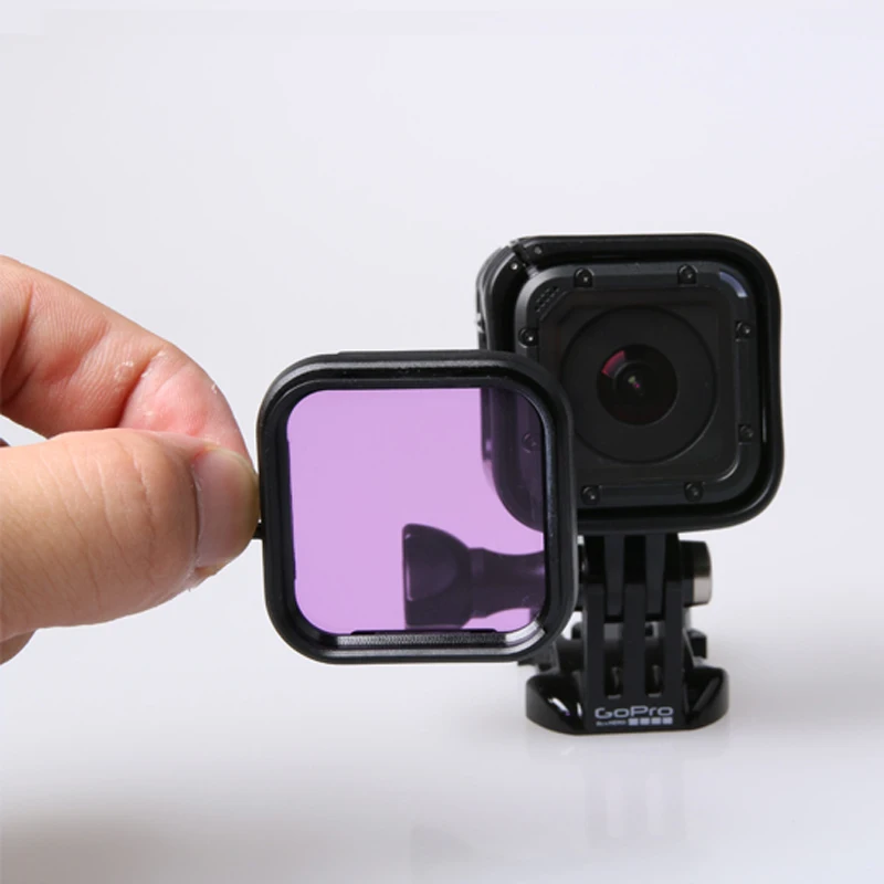 Фильтр для объектива go pro hero 5 3 шт. фильтр Gopro Hero4s /5s аксессуары камеры Hero4 4 sion Hero