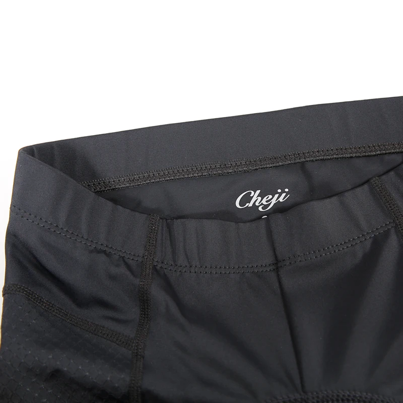 CHEJI Cycling Long Pants Gel Padded Men Black Breathable MTB Road Bike Lycra Bicycle Tights Cycling Trousers Clothing