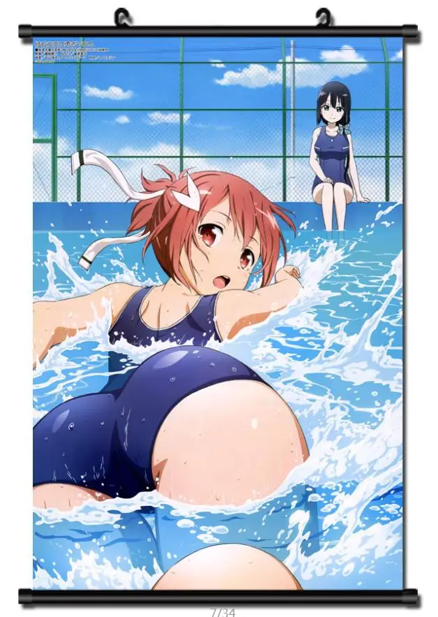 Японское аниме Yuuki Yuuna wa Yuusha de Aru Yuki sexy girl Yuna is a Hero домашний Декор настенный свиток