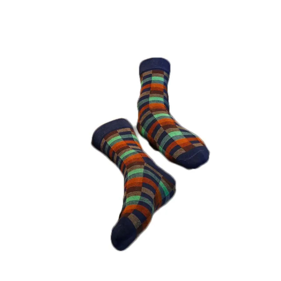 [COSPLACOOL] Мужские носки в классическую клетку трубке мужские хлопковые Теплые