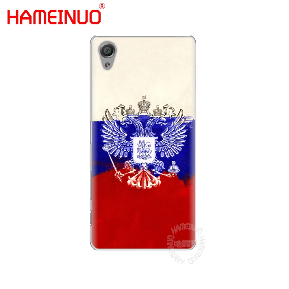 HAMEINUO российский флаг с орлом "чехол для телефона для sony xperia z2 z3 z4 z5 mini плюс aqua M4 M5 E4 E5 C4 C5