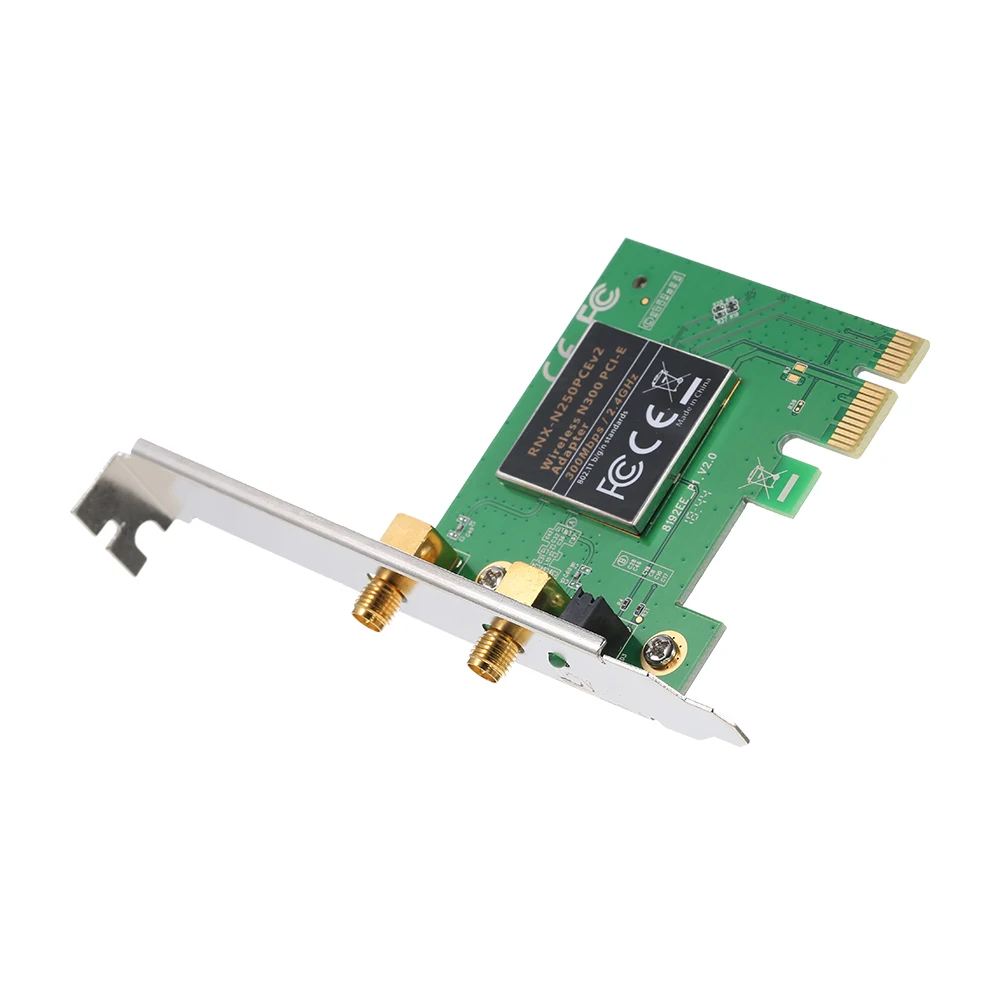 Wi Fi адаптер PCI Express 300 Мбит/с 2 4 ГГц|Сетевые карты| |