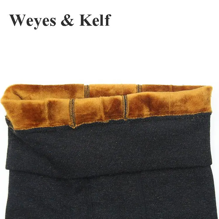 Женские хлопковые леггинсы Weyes & Kelf разноцветные удобные плотные теплые