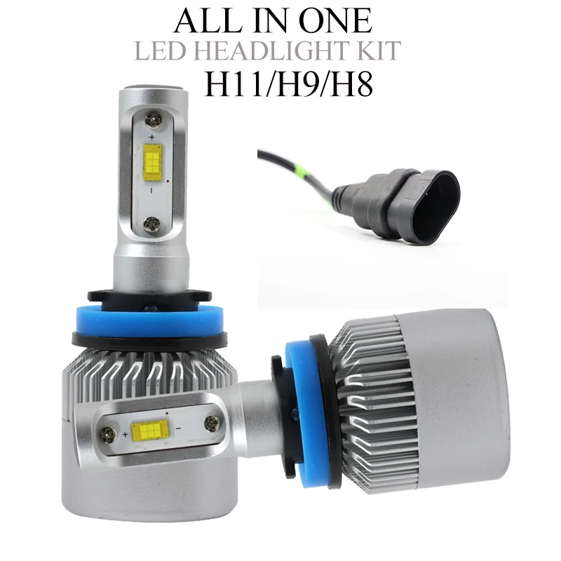Yamyff H7 светодиодный фар автомобиля лампы светодиодный H4 9005 HB3 9006 HB4 свет светодиодный светильник H1 H3 H11 H8 H27 880 881 CSP 12 V Автомобильные фары противотуманные лампы
