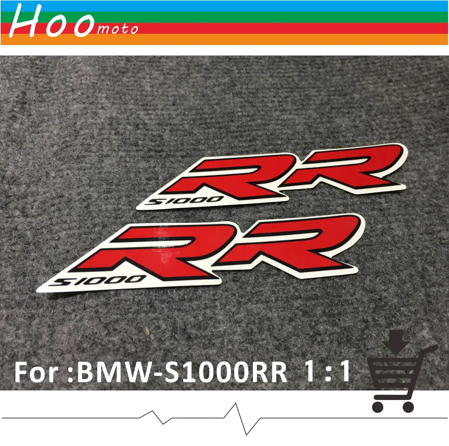 2 шт. новые S1000RR наклейки с логотипом для BMW S 1000 RR (пара) мотоцикл Высокое качество