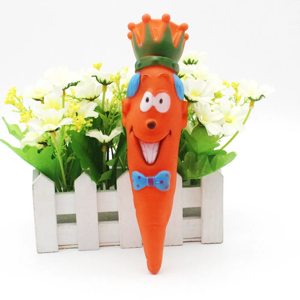 Игрушка для жевания кошек собак резиновых морковей молярных кусков обучающих