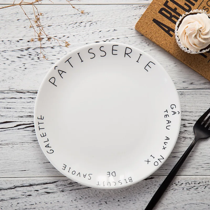 Креативные 8 дюймовые тарелки ручной росписи китайские керамические фарфоровые