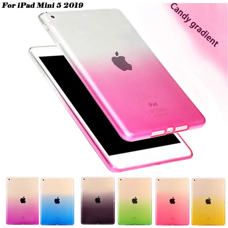 Прозрачный чехол для Apple iPad Mini 5 7 9 дюймов 2019 Mini5 &quot силиконовый мягкий ТПУ