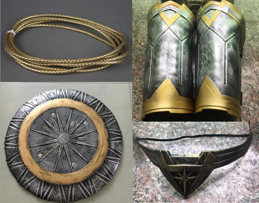 Супергерой Диана Броня Косплей щит браслет головной убор Lasso Хэллоуин косплей оружие принцесса Cos для карнавала