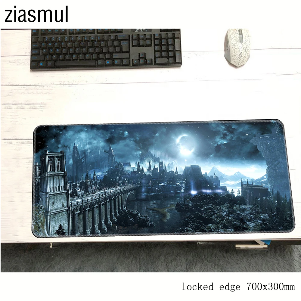 Коврик для мыши dark souls 700x300x3 мм коврики xl компьютерный Для Мыши игровые аксессуары