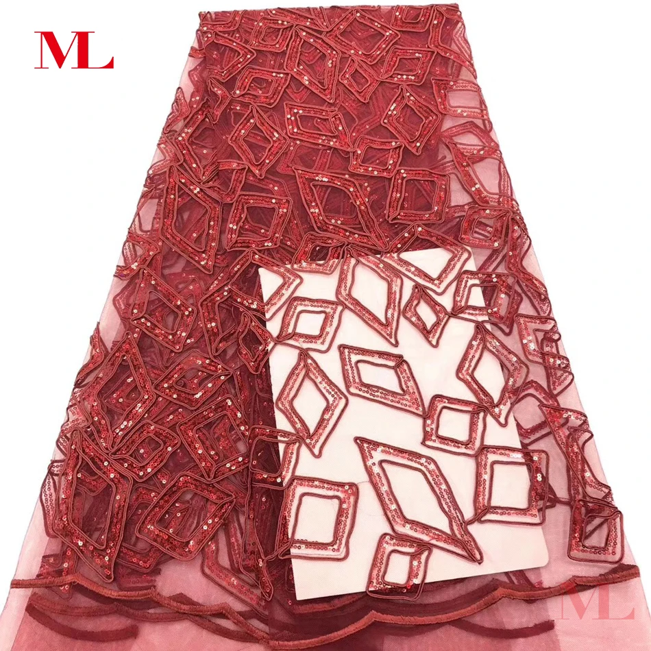 Высокое качество африканская кружевная ткань из химических нитей