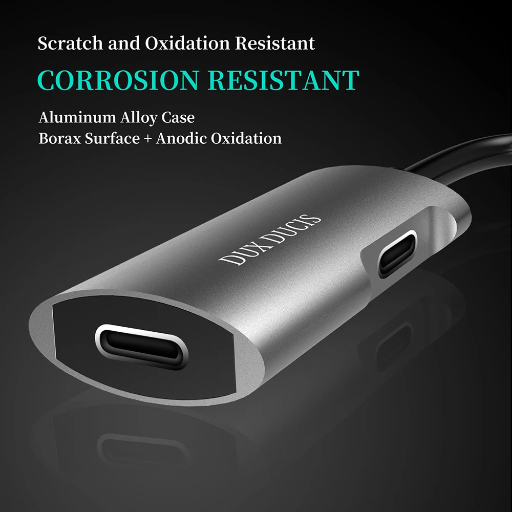 DUX DUCIS 3 в 1 USB адаптер для наушников iPhone Xs Max X 8 7 plus зарядка аудио конвертер Lightning
