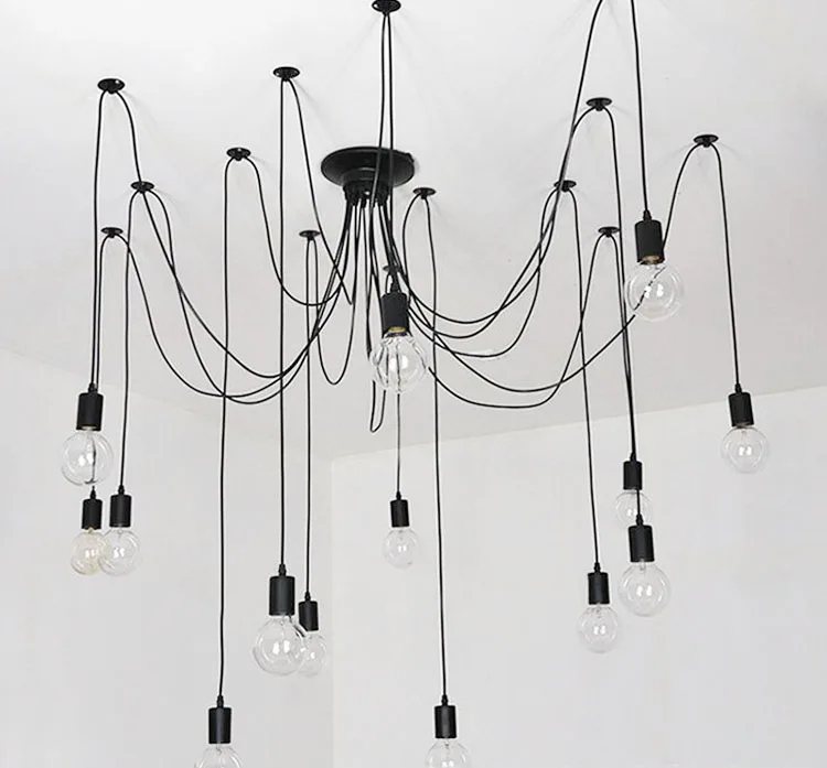 Регулируемая потолочная лампа сделай сам Эдисона в стиле ретро винтажные