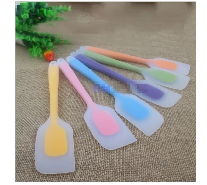 Большая лопата из кремнезема интегрированный скребок с ручкой шпатель для торта