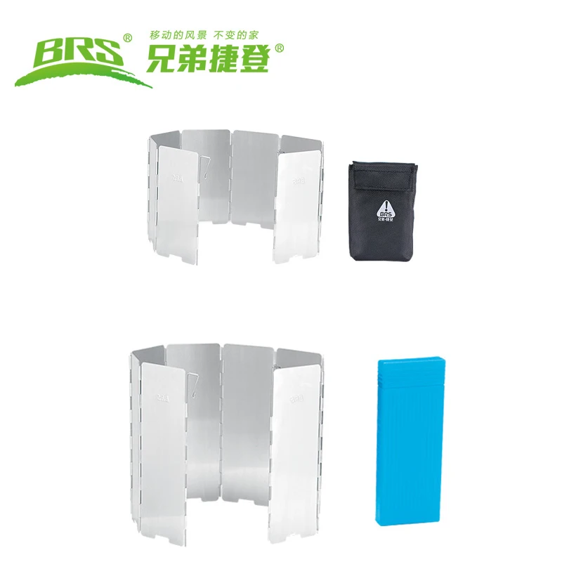 Открытый Кемпинг плита крышка лобовое стекло 8 тарелок складной ветер экран