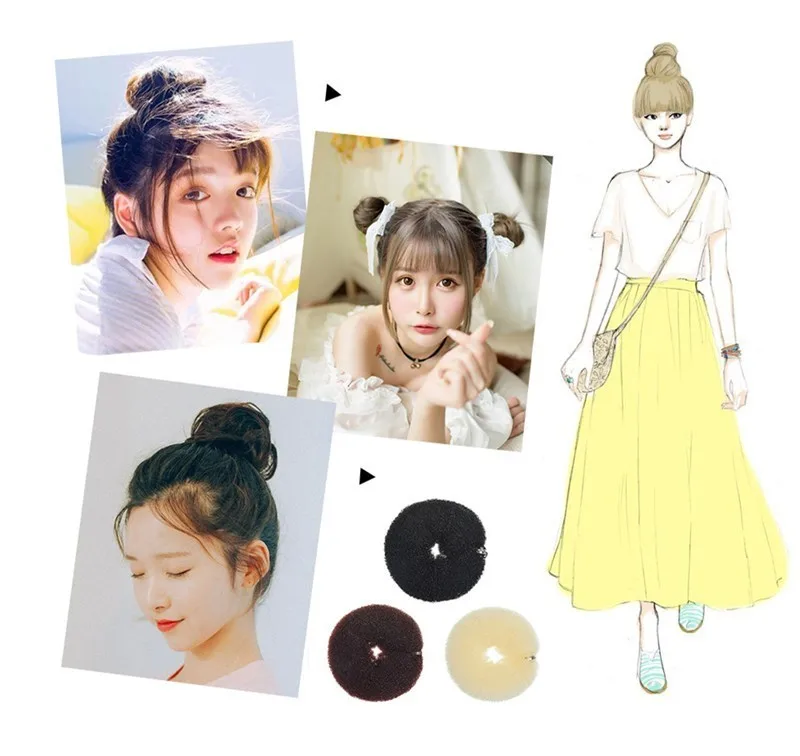 Утюжок для волос волшебный утюжок губка шейпер кольцо прическа сделай сам