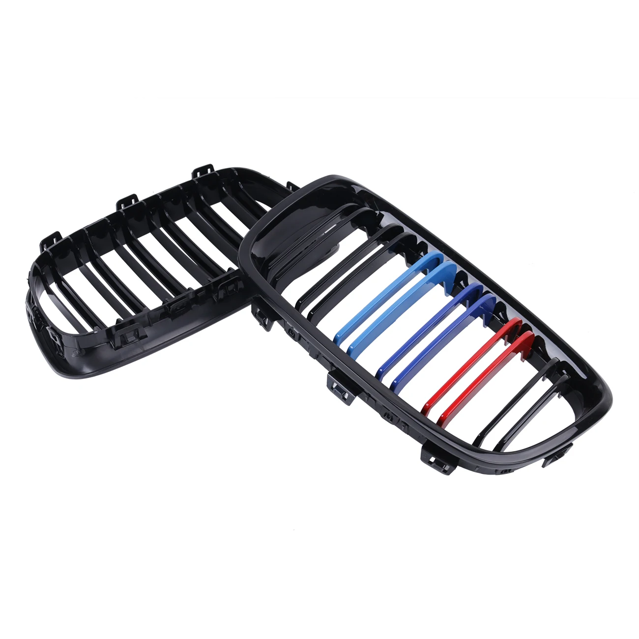M-Color Двойная Передняя решетка грили для почек BMW F20 F21 M Sport 118i 120i 125i 2010-2014 глянцевый