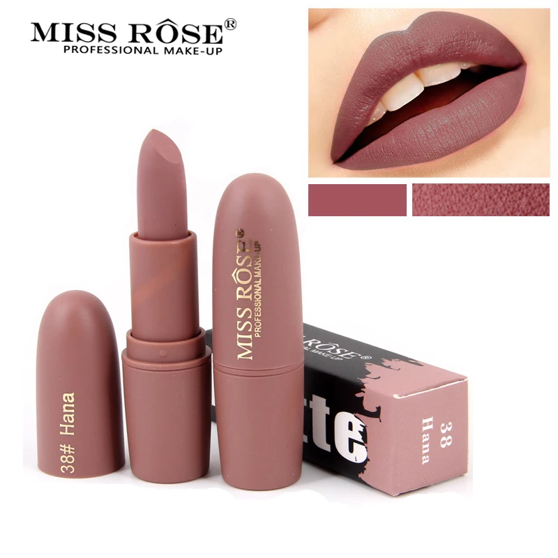 Губная помада Miss Rose матовый водостойкая для макияжа легко носить долговечная