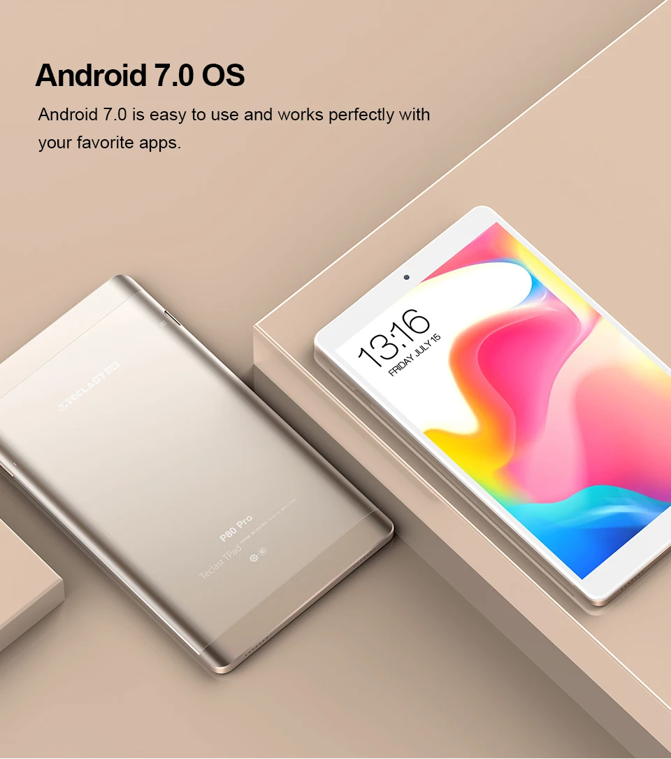 8 дюймов 1920x1200 Teclast P80 Pro Andriod 7,0 планшетный ПК Гб оперативной памяти 32 Гб rom MTK8163 четырехъядерный