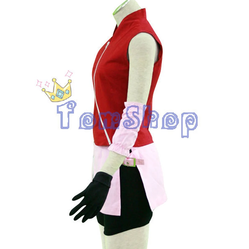 Полный комбинированный костюм для косплея из японского аниме Наруто (топы + шорты