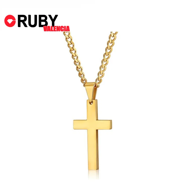 2018 новый корейский Кристиан Титан один Глянцевая Подвески с крестом Украшения