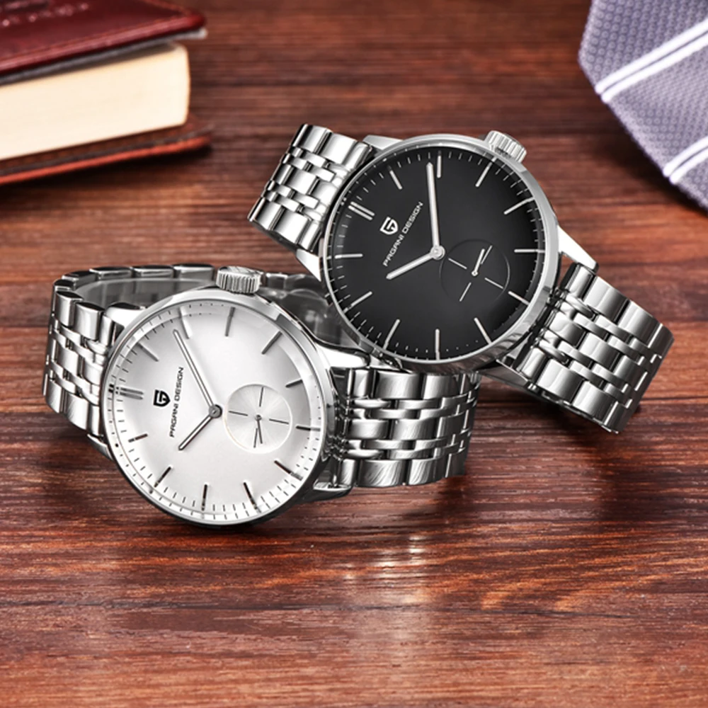 Pagrey дизайн роскошные Брендовые мужские часы Простые Модные кварцевые наручные