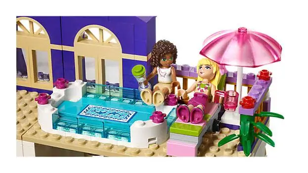 Bela 10547 Friends Heartlake Grand Hotel Andrea/Olivia/Stephanie строительные блоки кирпичи совместимы с Bela Friends 41101