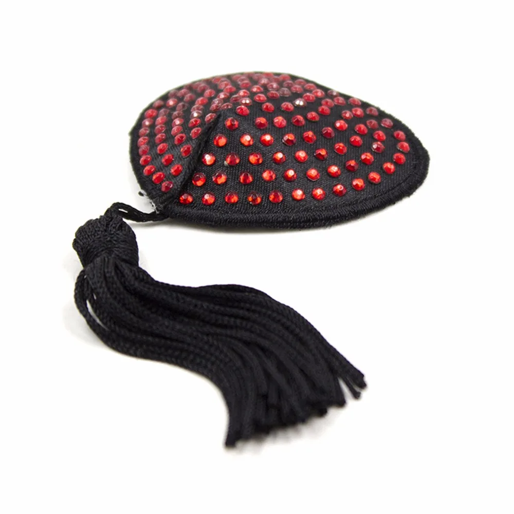 Женская самоклеящаяся Обложка с кисточками и сердечками|bra accessories|nipple pastiesreusable