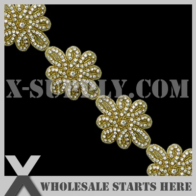 Бесплатная доставка аппликация Стразы с кристаллами отделка бисером для