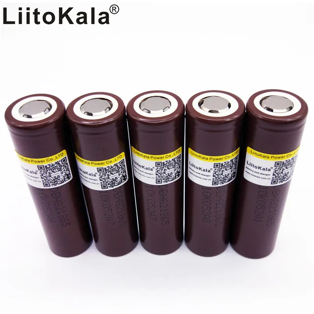 5 PCS battery Умное устройство для зарядки никель-металлогидридных аккумуляторов от компании LiitoKala для HG2 18650 18650 3000 мАч электронная сигарета Перезаряжаемые батарея с высоким током разрядки мощности, 30A и избыточному току - Цвет: 5 PCS battery