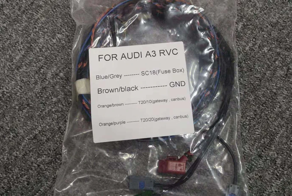 Кабели проводки для Audi A3 8V 5Q0 907 441 A 5Q0907441A 7N0 B 4S0 441B|rear camera cable|installation wirewire cable harness |