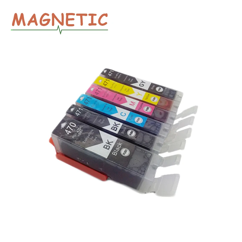 6X PGI470 CLI471 совместимый чернильный картридж для Canon ts5040 PIXMA MG5740 MG6840 MG7740 картриджи
