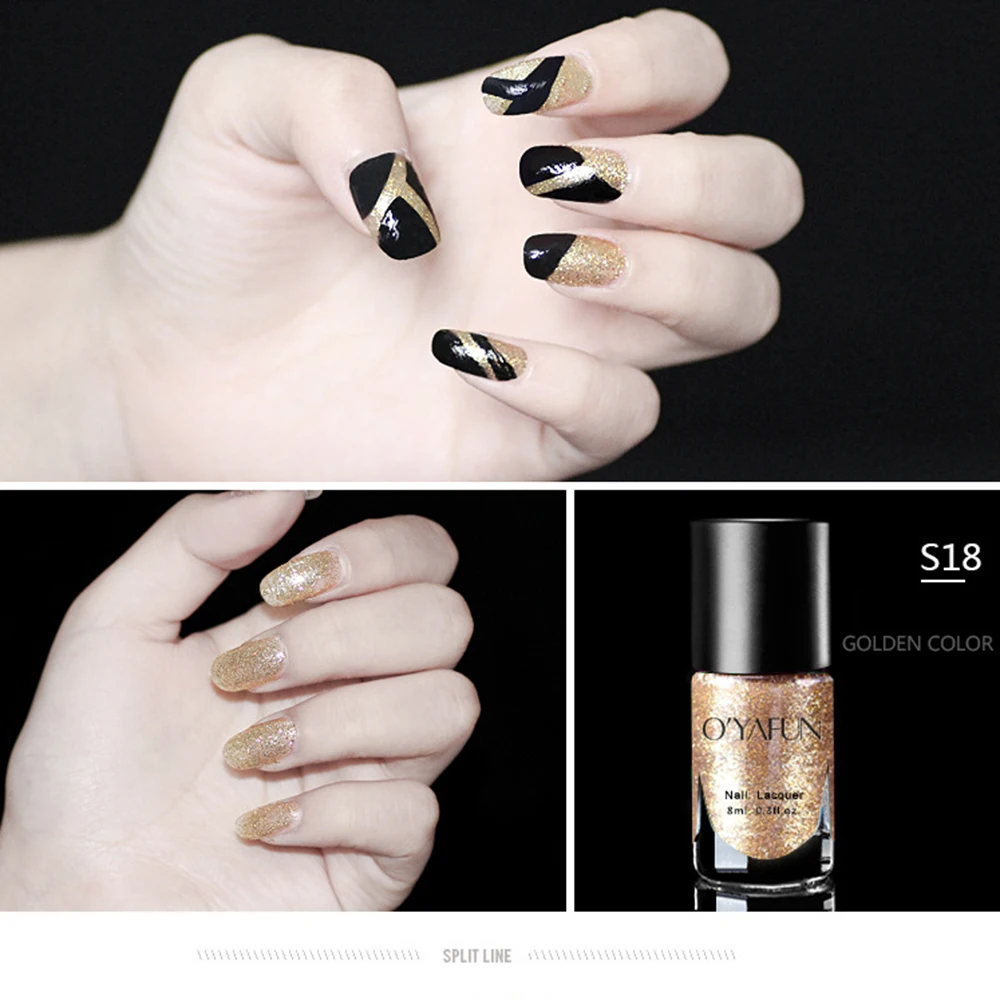 19 Модный дизайн, популярный лак для ногтей, белый, красный, долговечный лак для ногтей без запаха, разрывающий воду, лак для ногтей TSLM2 - Цвет: 19