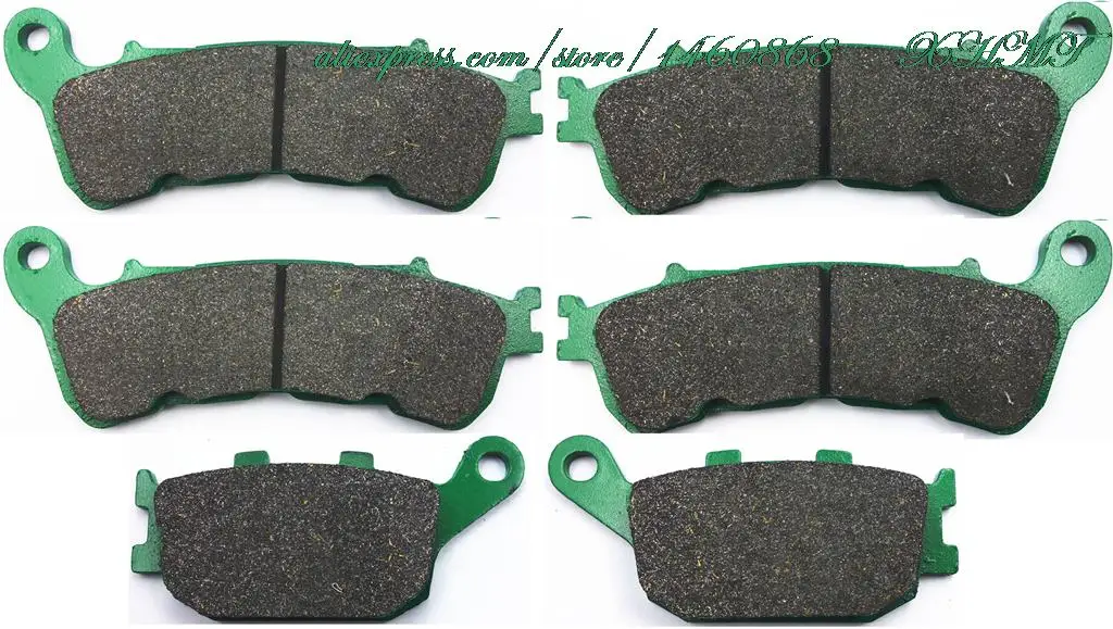 Тормозные колодки для Honda Cbf600 Cbf 600 N S Abs 2008/Cbf1000 Cbf 1000& St 2011/Transalp 680 2008 - Цвет: Carbon Set