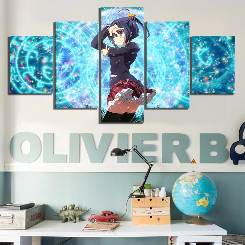 5 шт. Картина на холсте анимационный постер таканаши Рикка домашний декор для