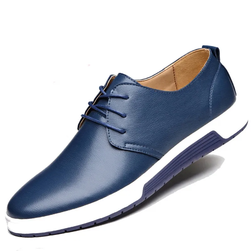 Akexiya New Casual Shoes Men Fashion Leather Mens Spring Autumn Men's Flats Oxfords Genuine Man Driving | Обувь